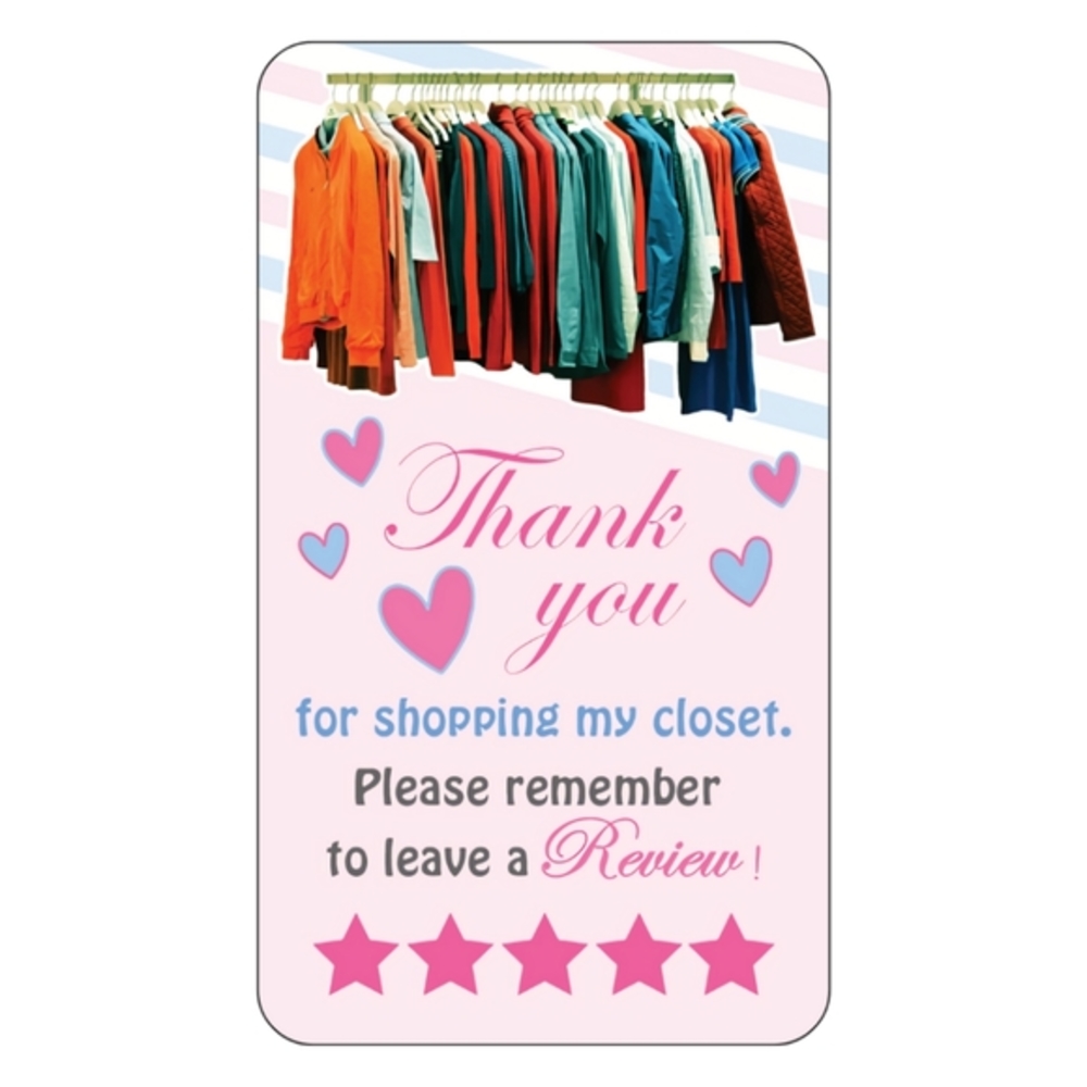 ♥️ 5x25 / 50 Thank You Cards